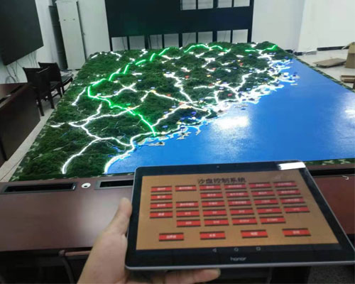 黑龙江地形沙盘